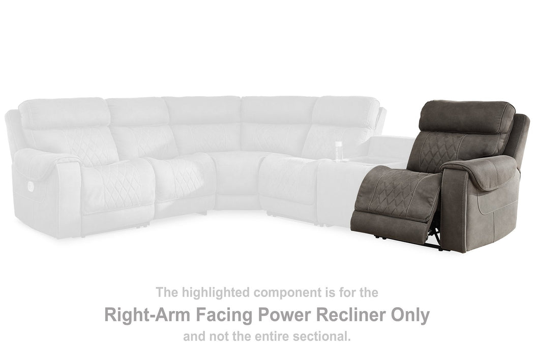 Hoopster 6-Piece Power Reclining Sectional - Premium Sectional from Ashley Furniture - Just $2864.55! Shop now at Furniture Wholesale Plus  We are the best furniture store in Nashville, Hendersonville, Goodlettsville, Madison, Antioch, Mount Juliet, Lebanon, Gallatin, Springfield, Murfreesboro, Franklin, Brentwood