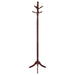 Riona - 6 Hook Freestanding Wood Coat Rack Hat Hanger - Merlot – Freestanding Coat Racks by CoasterEveryday at Furniture Wholesale Plus , Nashville furniture store