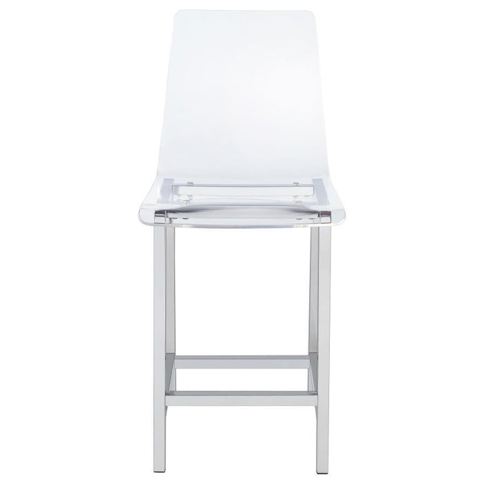 Juelia - Chrome Stools (Set of 2) - Premium Stool Sets from CoasterEssence - Just $459! Shop now at Furniture Wholesale Plus  We are the best furniture store in Nashville, Hendersonville, Goodlettsville, Madison, Antioch, Mount Juliet, Lebanon, Gallatin, Springfield, Murfreesboro, Franklin, Brentwood