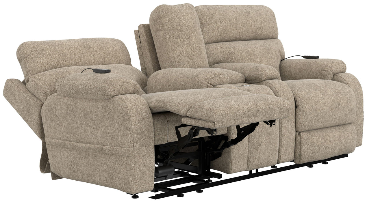 Regenerator - Dual Lift Power Headrest Console Loveseat With CR3 Heat/Massage/Lumbar/Zero Gravity – Reclining Loveseats by Catnapper at Furniture Wholesale Plus , Nashville furniture store