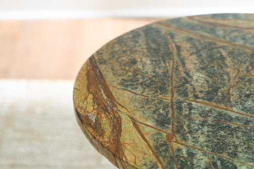 Caplow - Accent Table - Brown / Green – Accent Tables by Signature Design by Ashley® at Furniture Wholesale Plus , Nashville furniture store