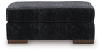 Whitmore Manor - Ottoman - Black Pearl – Upholstered Ottomans by Benchcraft® at Furniture Wholesale Plus , Nashville furniture store