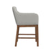 Glinda - Upholstered Fabric Counter Chair (Set of 2) - Brown / Light Gray – Chair Sets by Elements International at Furniture Wholesale Plus , Nashville furniture store