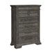 Park Ridge - 6-Drawer Chest - Charcoal – Accent Chests by Elements International at Furniture Wholesale Plus , Nashville furniture store