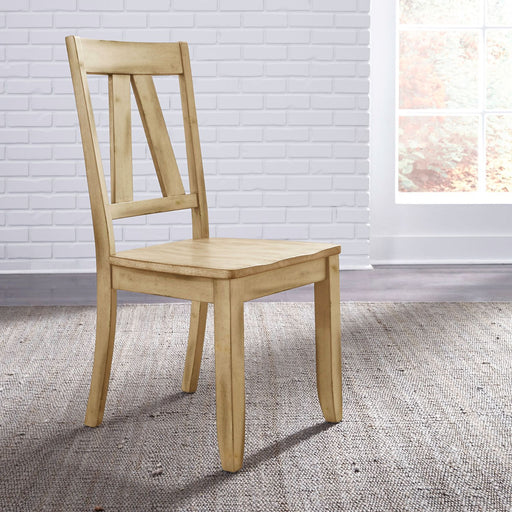 Lindsey Farm - Splat Back Side Chair (RTA) – Side Chairs by Liberty Furniture at Furniture Wholesale Plus , Nashville furniture store