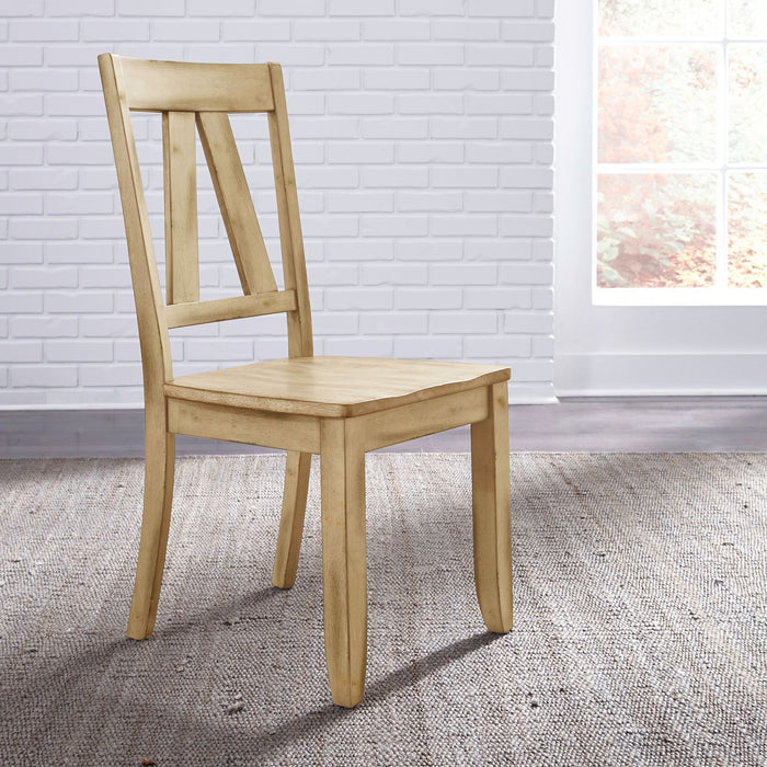 Lindsey Farm - Splat Back Side Chair (RTA) – Side Chairs by Liberty Furniture at Furniture Wholesale Plus , Nashville furniture store