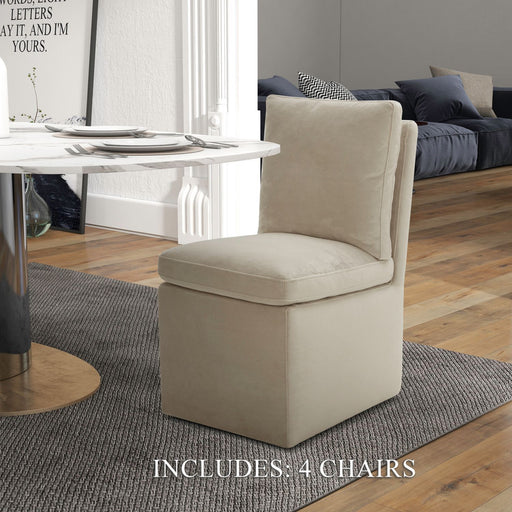 Accent Dining - Accent Dining Chair With Casters – Side Chairs by Liberty Furniture at Furniture Wholesale Plus , Nashville furniture store
