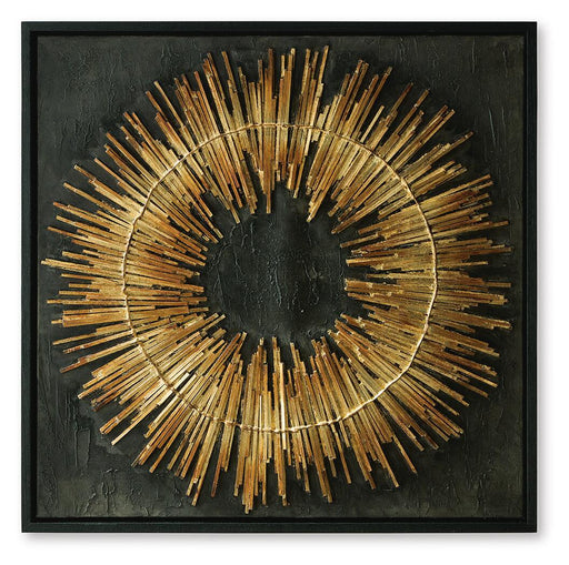 Buddins - Wall Art - Black / Gold Finish – Canvas Art by Signature Design by Ashley® at Furniture Wholesale Plus , Nashville furniture store