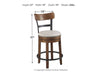 Valebeck - Full Back Swivel Stool - Premium Counter Height (24"-27") from Signature Design by Ashley® - Just $208! Shop now at Furniture Wholesale Plus  We are the best furniture store in Nashville, Hendersonville, Goodlettsville, Madison, Antioch, Mount Juliet, Lebanon, Gallatin, Springfield, Murfreesboro, Franklin, Brentwood