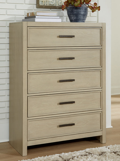 Calmoro - Five Drawer Chest - Gray – Accent Chests by Ashley® at Furniture Wholesale Plus , Nashville furniture store