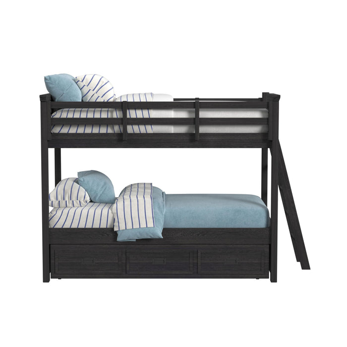 Hampton Kids - Bunk With Ladder And Trundle – Bunk Beds by Elements International at Furniture Wholesale Plus , Nashville furniture store
