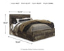Derekson - Panel Bed – Storage Beds by Benchcraft® at Furniture Wholesale Plus , Nashville furniture store