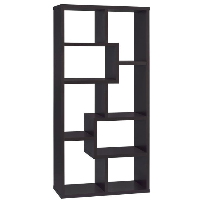Theo - 6-Shelf Bookshelf - Premium Standard Bookcases from CoasterEveryday - Just $249! Shop now at Furniture Wholesale Plus  We are the best furniture store in Nashville, Hendersonville, Goodlettsville, Madison, Antioch, Mount Juliet, Lebanon, Gallatin, Springfield, Murfreesboro, Franklin, Brentwood