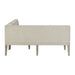 Peyton - Sectional Sofa Dining Set - Gray – Upholstered Benches by Elements International at Furniture Wholesale Plus , Nashville furniture store