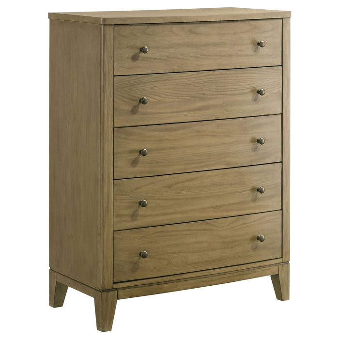 Granada - 5-Drawer Bedroom Chest Of Drawers - Natural Pine – Accent Chests by Coaster Fine Furniture at Furniture Wholesale Plus , Nashville furniture store
