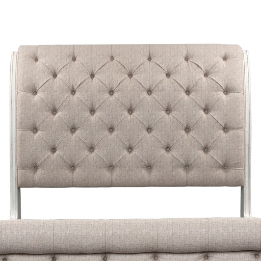 Magnolia Manor - Upholstered Sleigh Headboard – Upholstered Headboards by Liberty Furniture at Furniture Wholesale Plus , Nashville furniture store