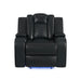 Carlo - Power Motion Recliner With Power Headrest, LED – Reclining Chairs by Elements International at Furniture Wholesale Plus , Nashville furniture store