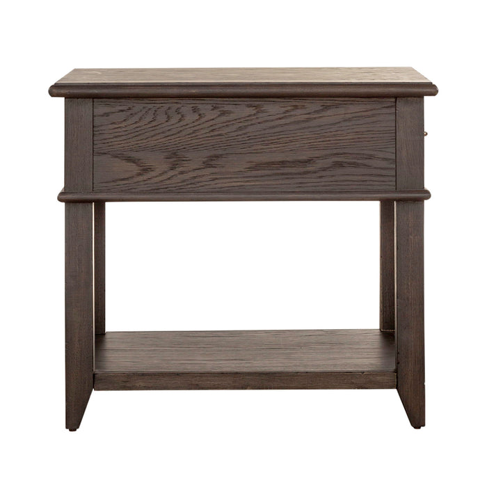 Mill Creek - Drawer End Table - Peppercorn – End Tables by Liberty Furniture at Furniture Wholesale Plus , Nashville furniture store