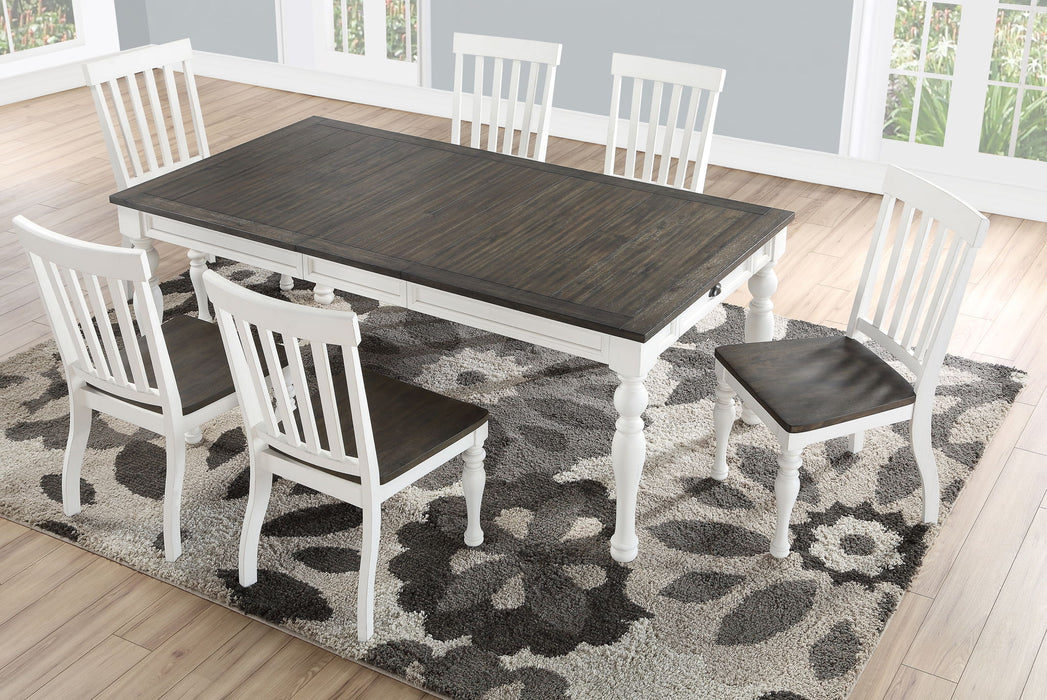 Joanna - Dining Table - Two Tone – Dining Tables by Steve Silver Furniture at Furniture Wholesale Plus , Nashville furniture store