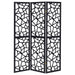 Nailan - 3-Panel Room Divider Folding Screen Open Mosaic - Black - Premium Room Dividers from CoasterEveryday - Just $169! Shop now at Furniture Wholesale Plus  We are the best furniture store in Nashville, Hendersonville, Goodlettsville, Madison, Antioch, Mount Juliet, Lebanon, Gallatin, Springfield, Murfreesboro, Franklin, Brentwood