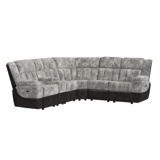 Santorini - 6 Piece Motion Sectional Set – Reclining Sectionals by Elements International at Furniture Wholesale Plus , Nashville furniture store