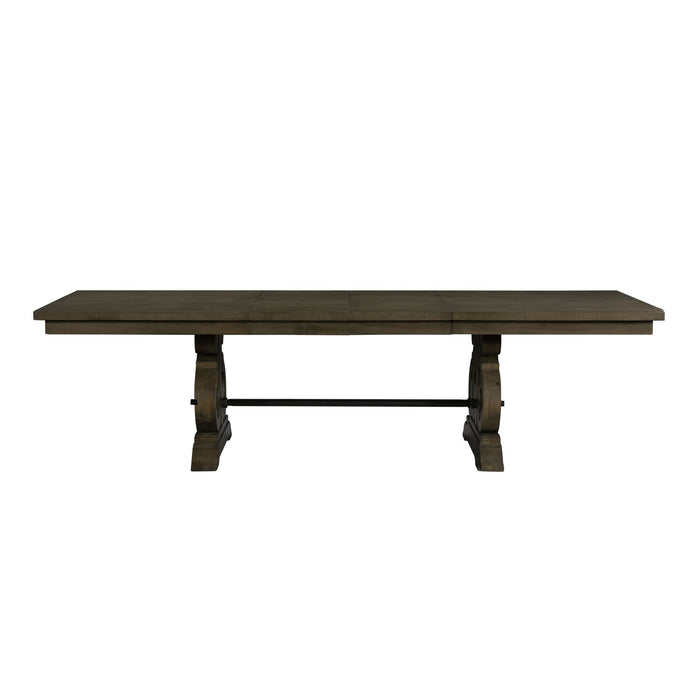 Stone - Dining Table – Dining Tables with Extensions by Elements International at Furniture Wholesale Plus , Nashville furniture store