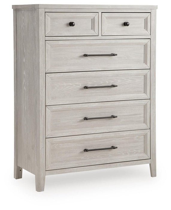 Darbonton - Six Drawer Chest - Dove White – Accent Chests by Signature Design by Ashley® at Furniture Wholesale Plus , Nashville furniture store