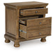 Feddinger - Two Drawer Night Stand - Medium Brown – Accent Nightstands by Signature Design by Ashley® at Furniture Wholesale Plus , Nashville furniture store