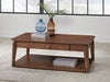 Trenmour - Rectangular Cocktail Table - Medium Brown – Cocktail Tables by Signature Design by Ashley® at Furniture Wholesale Plus , Nashville furniture store