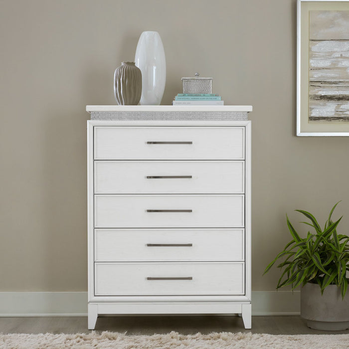 Reflections - 5 Drawer Chest With Lights – Accent Chests by Liberty Furniture at Furniture Wholesale Plus , Nashville furniture store