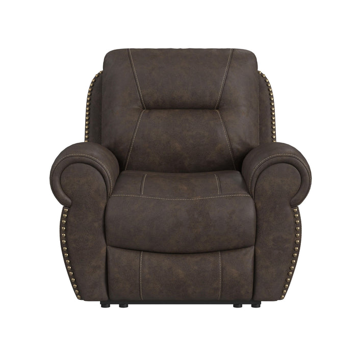 Topeka - Recliner - Rocky Brown – Reclining Chairs by Elements International at Furniture Wholesale Plus , Nashville furniture store