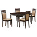 Gabriel - Extension Leaf Dining Set – 5 Piece Dining Room Sets by Coaster Fine Furniture at Furniture Wholesale Plus , Nashville furniture store