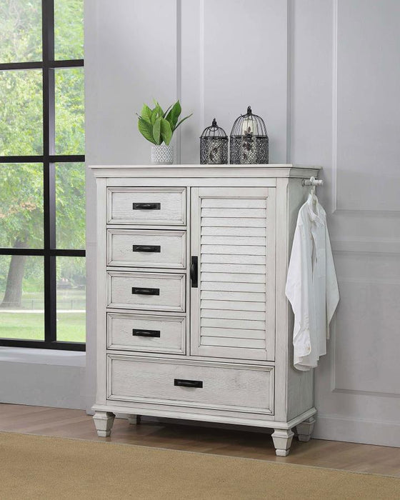 Franco - 5-Drawer Door Chest – Door Chests by CoasterEssence at Furniture Wholesale Plus , Nashville furniture store