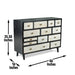 Papillon - 13 Drawers Sideboard - Black – Sideboards by Steve Silver Furniture at Furniture Wholesale Plus , Nashville furniture store