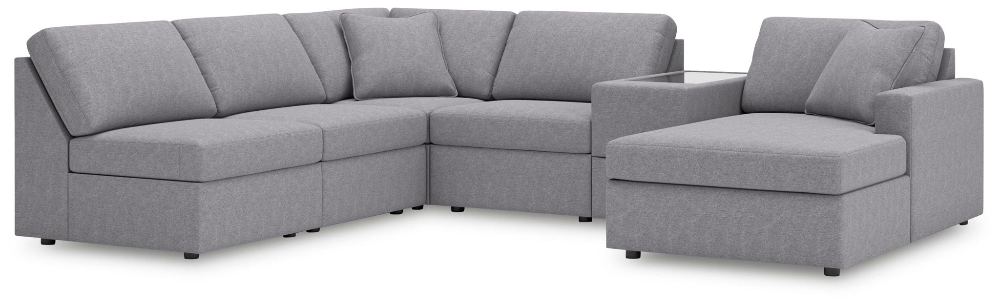 Modmax - Sectional - Granite – Stationary Sectionals by Signature Design by Ashley® at Furniture Wholesale Plus , Nashville furniture store