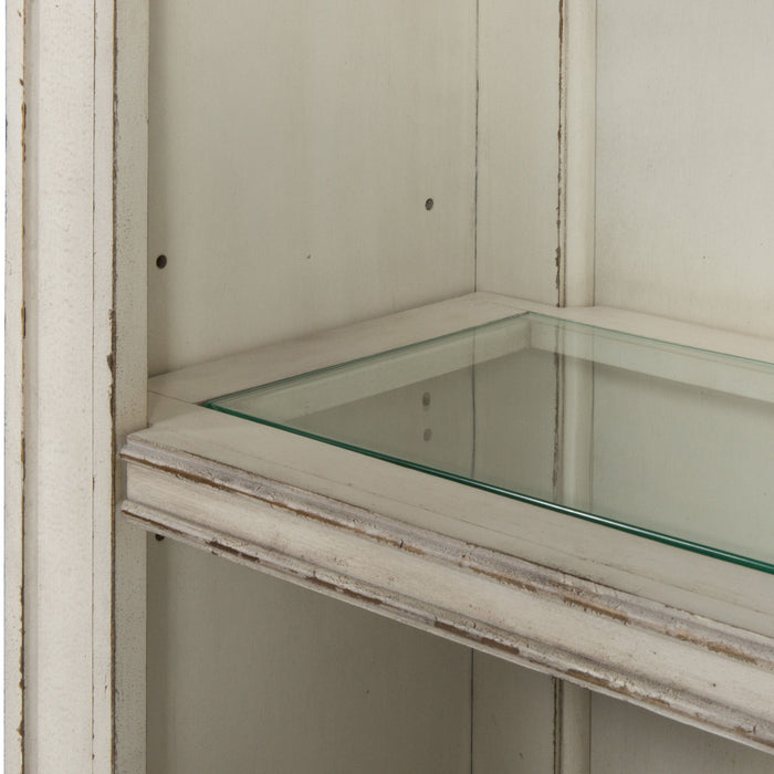 Magnolia Manor - Credenza Hutch - Antique White – Hutches by Liberty Furniture at Furniture Wholesale Plus , Nashville furniture store