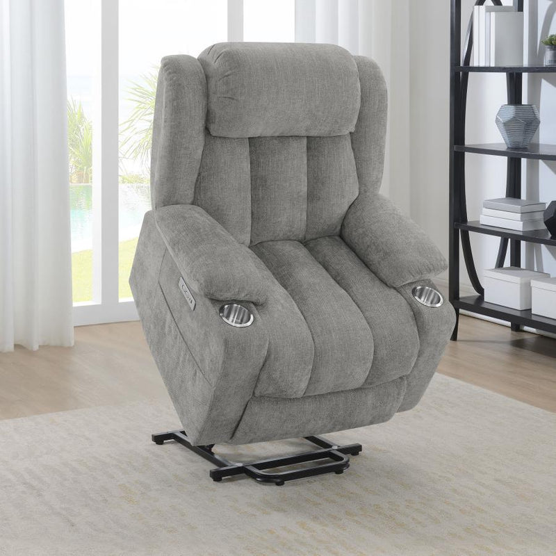 Houston - Upholstered Power Lift Recliner Chair – Lift Chairs by CoasterEveryday at Furniture Wholesale Plus , Nashville furniture store