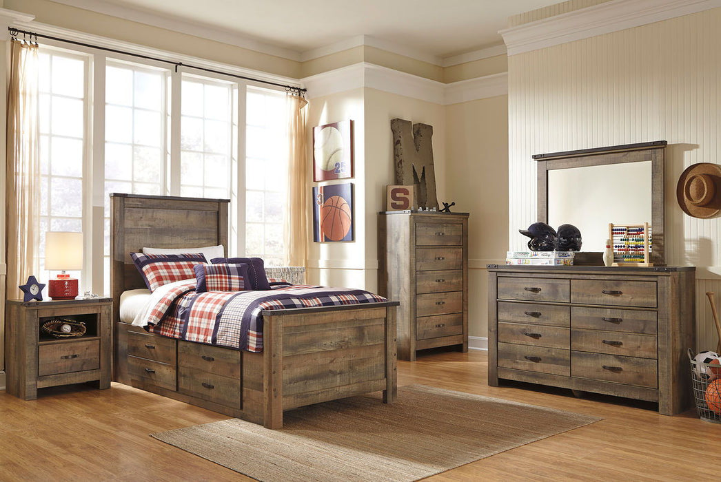 Trinell - Panel Bed – Storage Beds by Signature Design by Ashley® at Furniture Wholesale Plus , Nashville furniture store