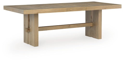 Lasinger - Rectangular Dining Room Extension Table - Light Brown – Dining Tables with Extensions by Signature Design by Ashley® at Furniture Wholesale Plus , Nashville furniture store