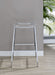 Zena - Backless Bar Stool (Set of 2) - Clear – Stool Sets by Steve Silver Furniture at Furniture Wholesale Plus , Nashville furniture store