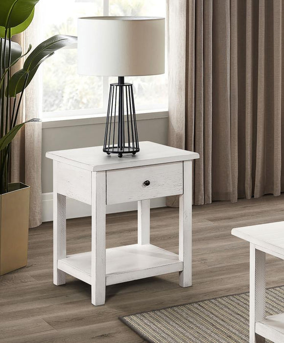 Payne - 1 Drawers Wood End Table with Shelf – End Tables by Coaster Fine Furniture at Furniture Wholesale Plus , Nashville furniture store