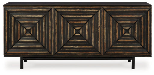 Fair Ridge - Accent Cabinet - Distressed Black – Accent Cabinets by Signature Design by Ashley® at Furniture Wholesale Plus , Nashville furniture store
