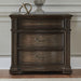 Providence Park - Bedside Chest With Charging Station - Chateau Brown – Bedside Chests by Liberty Furniture at Furniture Wholesale Plus , Nashville furniture store