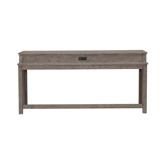 Skyview Lodge - Console Bar Table - Cobblestone – Console Tables by Liberty Furniture at Furniture Wholesale Plus , Nashville furniture store