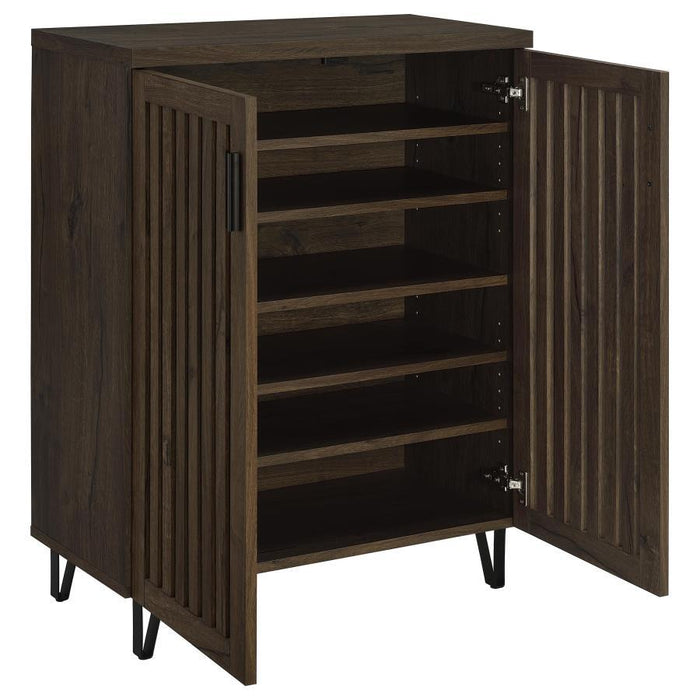 Brixton - 2-Door Entryway Shoe Storage Cabinets – Accent Cabinets by Coaster Fine Furniture at Furniture Wholesale Plus , Nashville furniture store