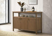 Crestmore - Dining Cabinet Sideboard Buffet - Walnut – Buffets by Coaster Fine Furniture at Furniture Wholesale Plus , Nashville furniture store