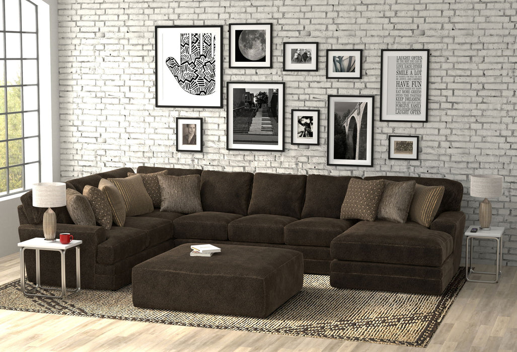 Mammoth - Sectional With Cocktail Ottoman – 2 Piece Living Room Sets by Jackson at Furniture Wholesale Plus , Nashville furniture store