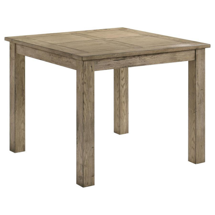 Cardova - Square Counter Height Dining Table - Vineyard Oak – Counter Tables by Coaster Fine Furniture at Furniture Wholesale Plus , Nashville furniture store