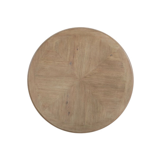 Turnberry Park - Round Cocktail Table - Washed White – Cocktail Tables by Liberty Furniture at Furniture Wholesale Plus , Nashville furniture store
