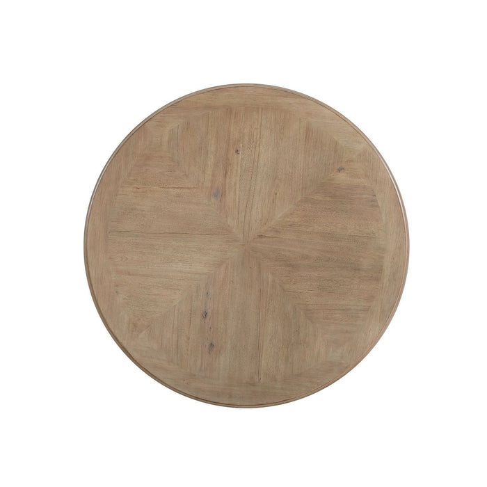 Turnberry Park - Round Cocktail Table - Washed White – Cocktail Tables by Liberty Furniture at Furniture Wholesale Plus , Nashville furniture store